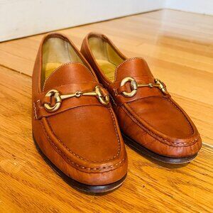 BRUNO MAGLI MEN'S "KIRBY" BRANDY CALF LEATHER LOAFER SHOES SIZE 8.5 M